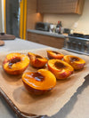 RECIPE: Roasted Peaches with Italian Gelato