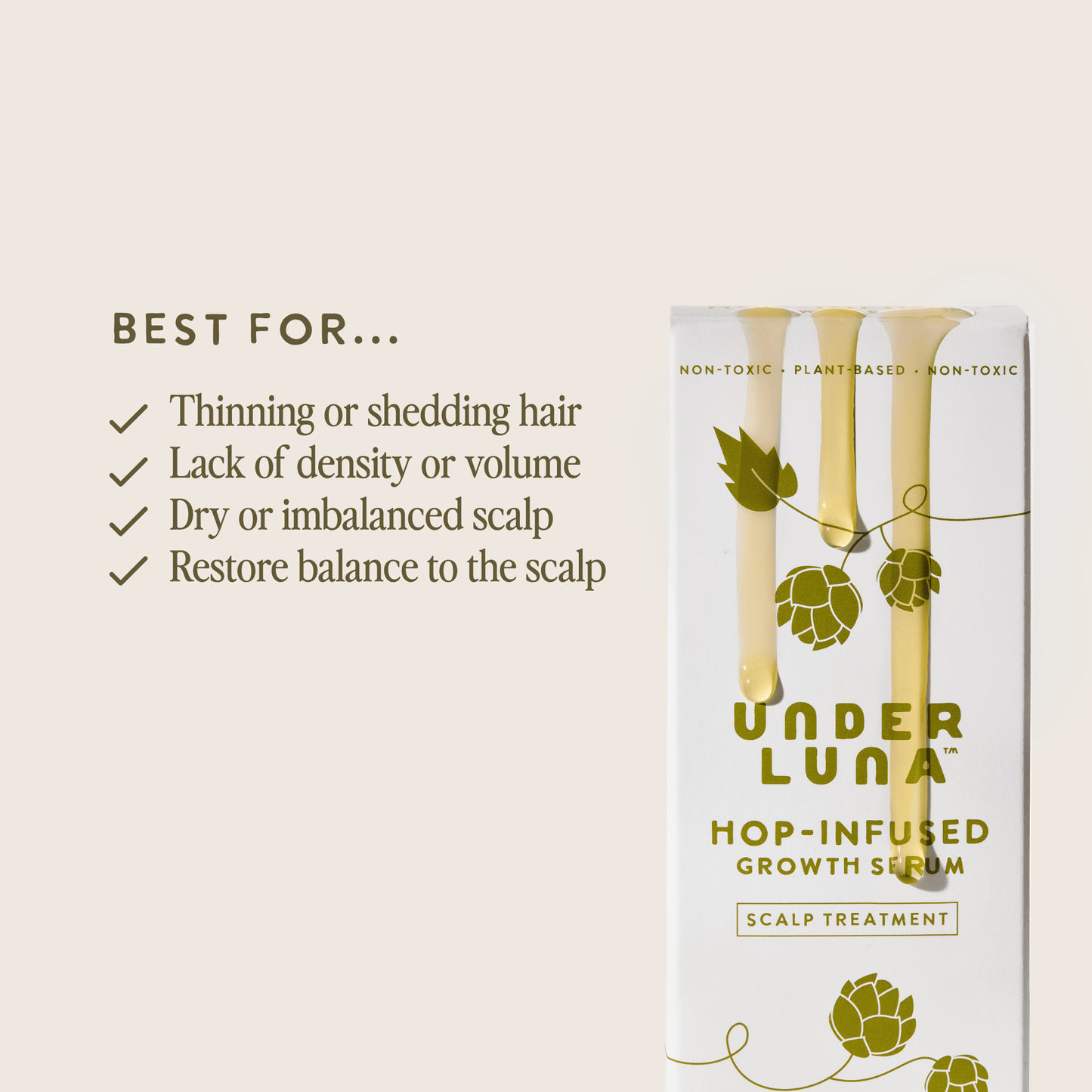 Limited Hop - Infused Growth Serum - UNDER LUNA™Hair Care