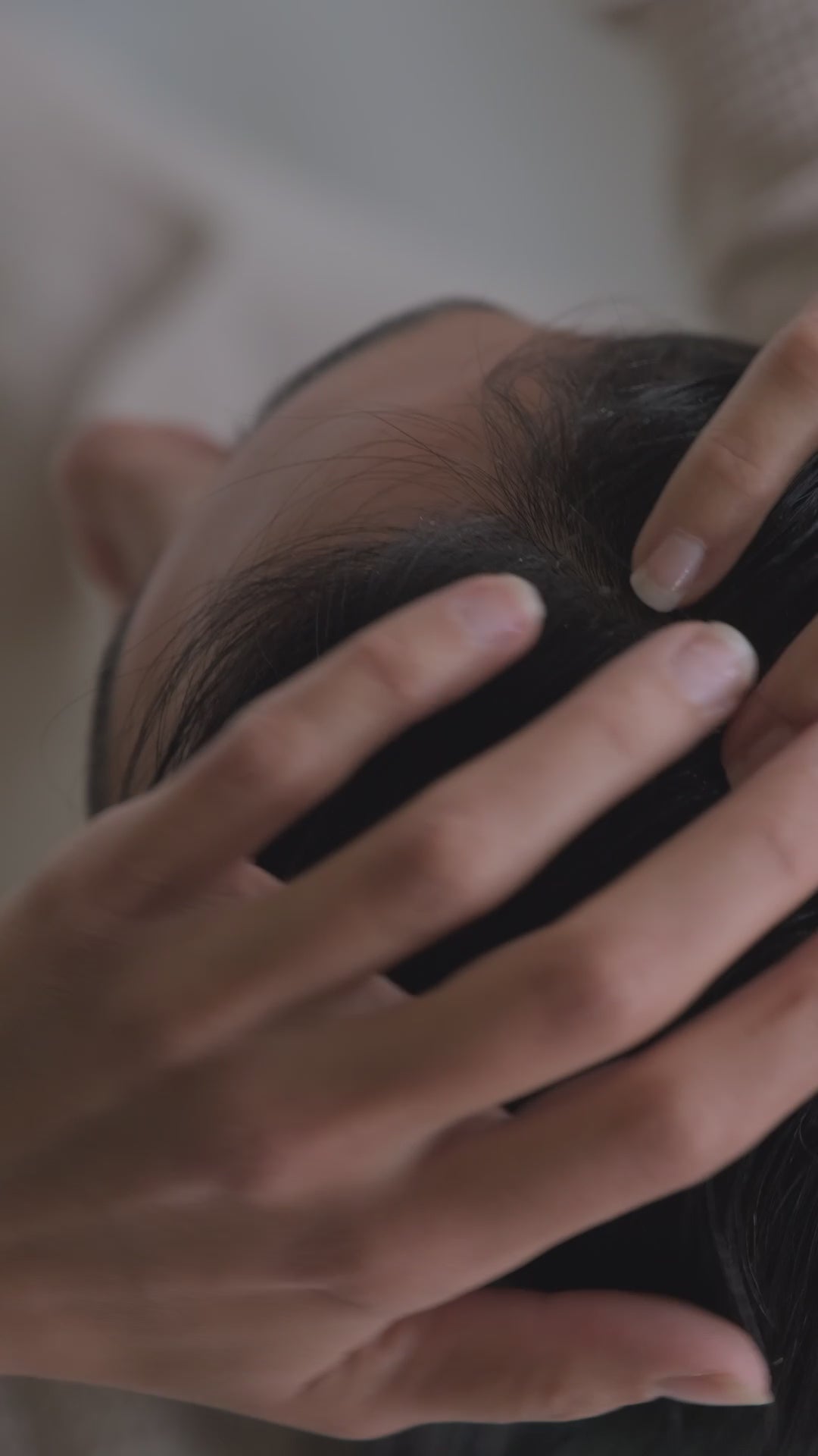 massage serum or oil scalp treatment